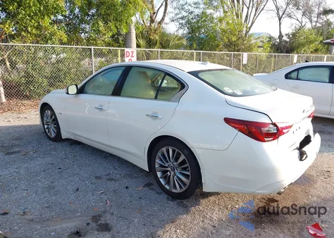 2019 Infiniti Q50 3.0T Luxe from USA, damaged, VIN JN1EV7AP1KM513252